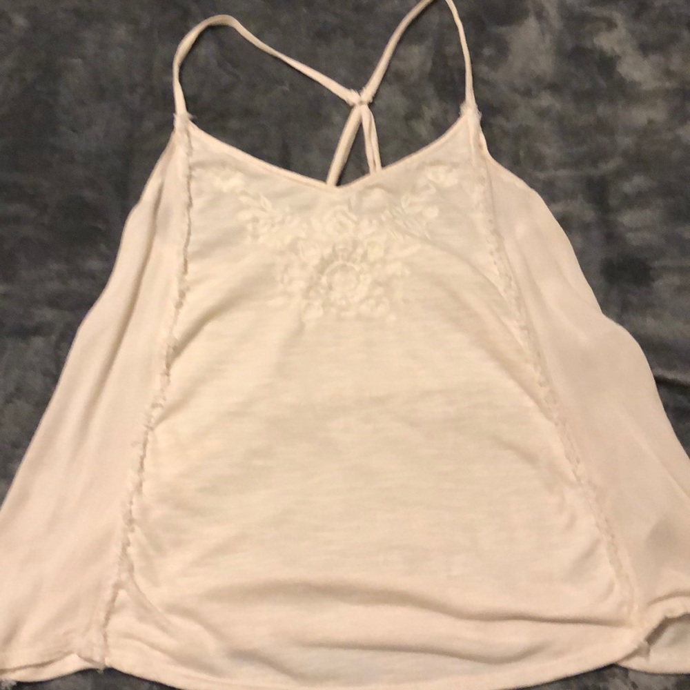 White Hollister Tank Top